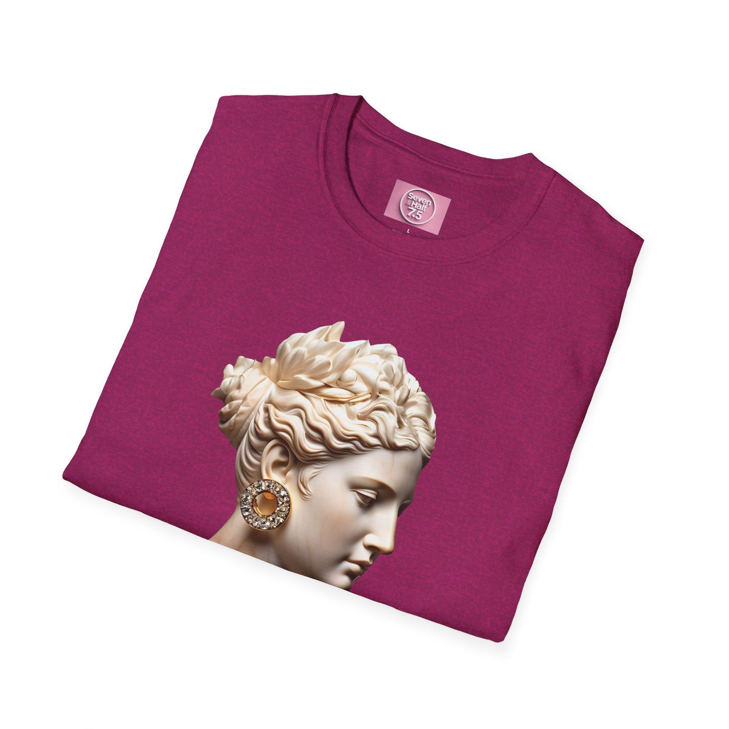 Classical Art Softstyle T-Shirt - Elegant Athena Design