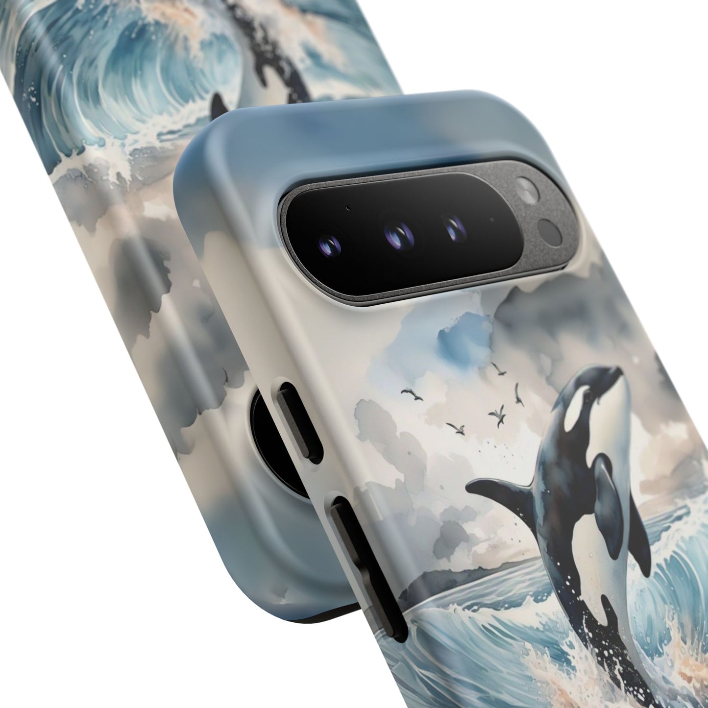 Whale Splash Phone Case - Tough & Stylish Ocean Design