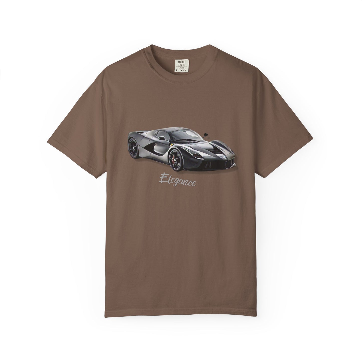 Elegant Car Graphic Unisex Garment-Dyed T-Shirt