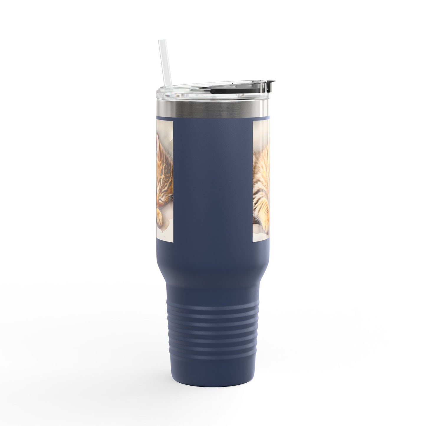 Cozy Cat Insulated Travel Mug - 40oz | Perfect for Cat Lovers
