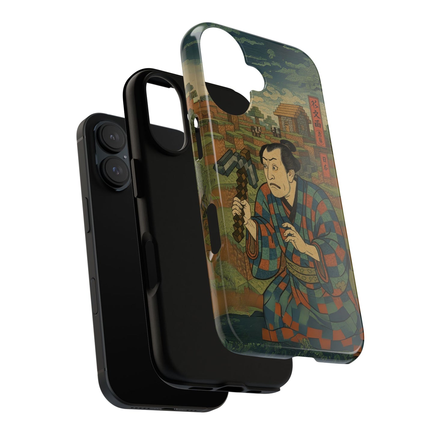 Tough Cases - Japanese Art Phone Case with Warrior Design