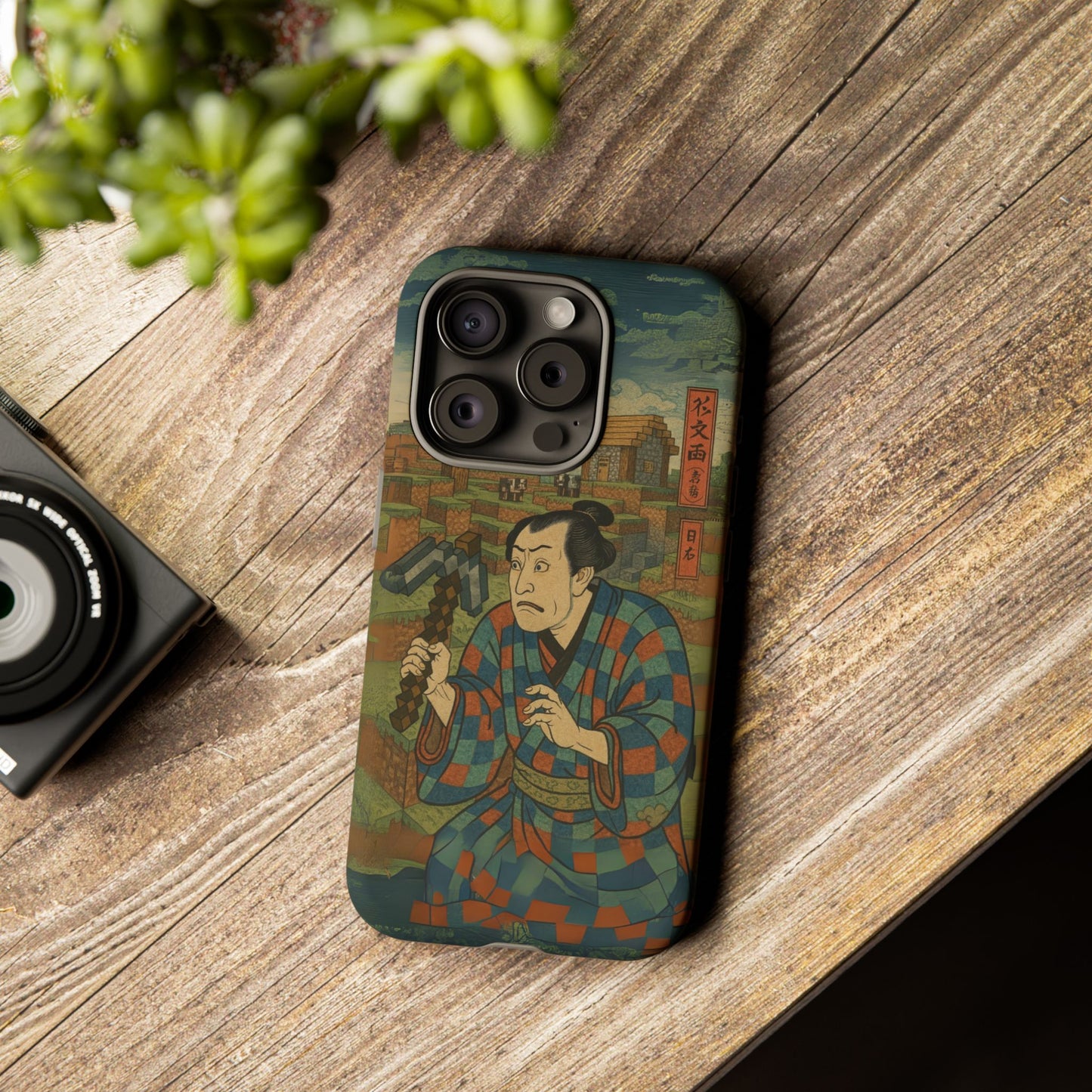 Tough Cases - Japanese Art Phone Case with Warrior Design