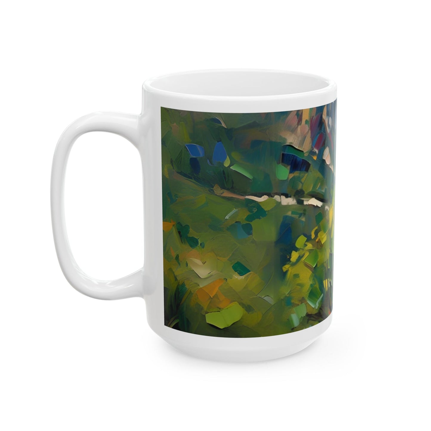 Adventure Climber Ceramic Mug (11oz, 15oz) - Perfect for Outdoor Enthusiasts