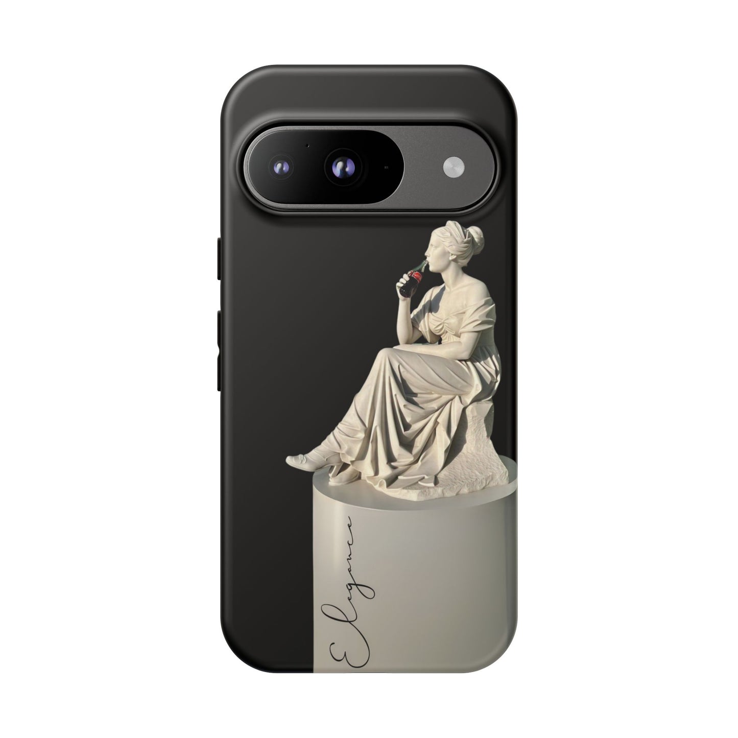 Elegant Phone Case - Stylish Tough Case with Sculpture Design