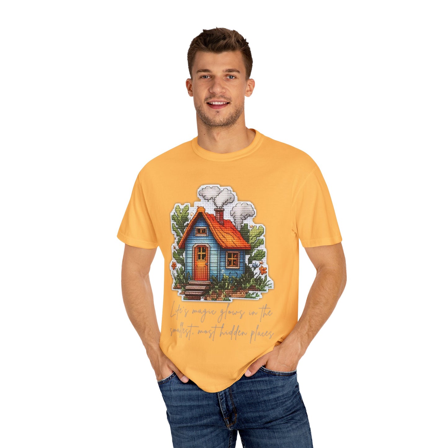 Magical Cottage T-Shirt - Garment-Dyed Unisex Tee