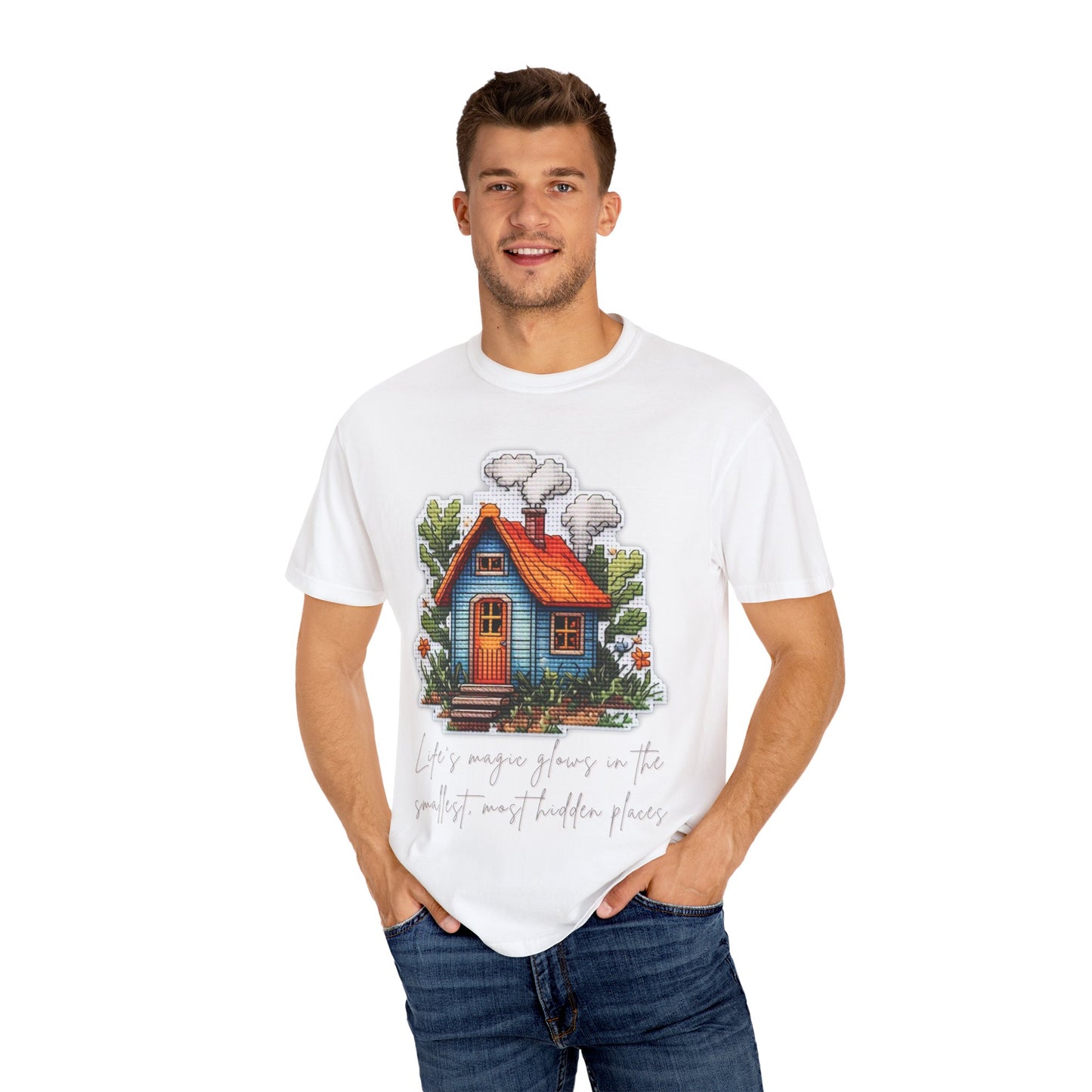 Magical Cottage T-Shirt - Garment-Dyed Unisex Tee