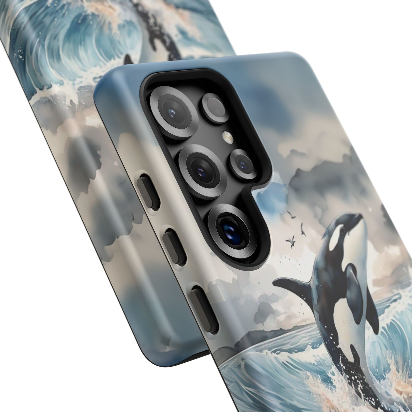 Whale Splash Phone Case - Tough & Stylish Ocean Design