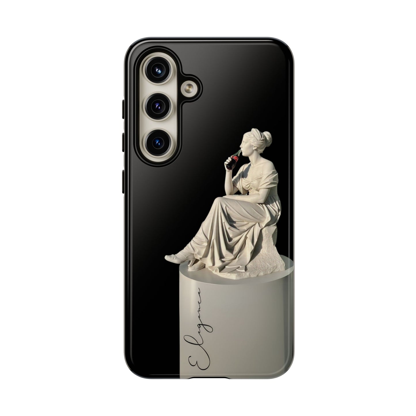 Elegant Phone Case - Stylish Tough Case with Sculpture Design