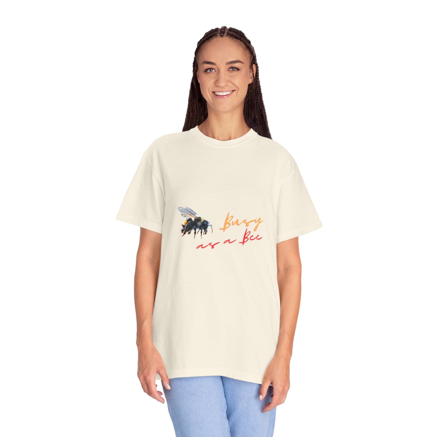 Inspirational Bee T-Shirt for Nature Lovers, Unisex Summer Tee, Gift for Eco-Conscious Friends, Cute Bee Design, Perfect for Earth Day