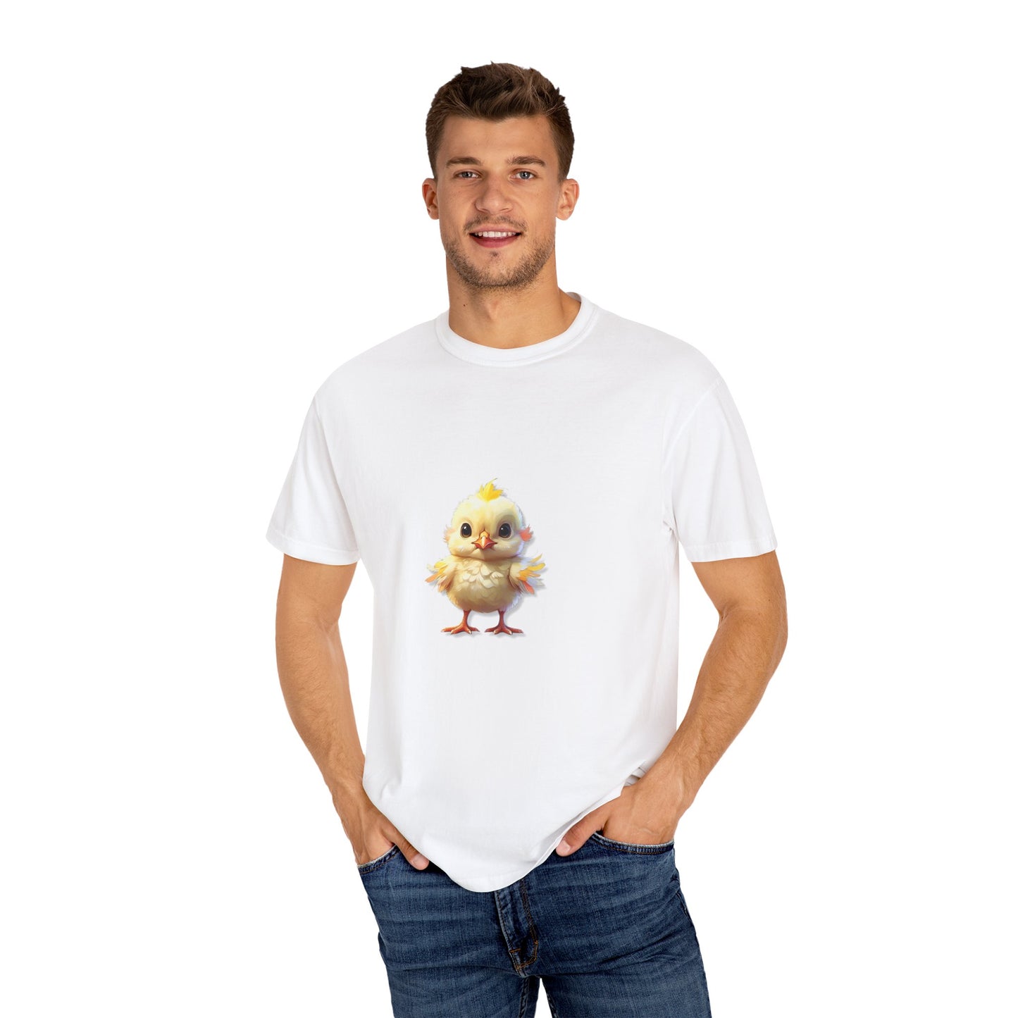 Cute Chick Unisex Garment-Dyed T-Shirt - Perfect for Spring Celebrations