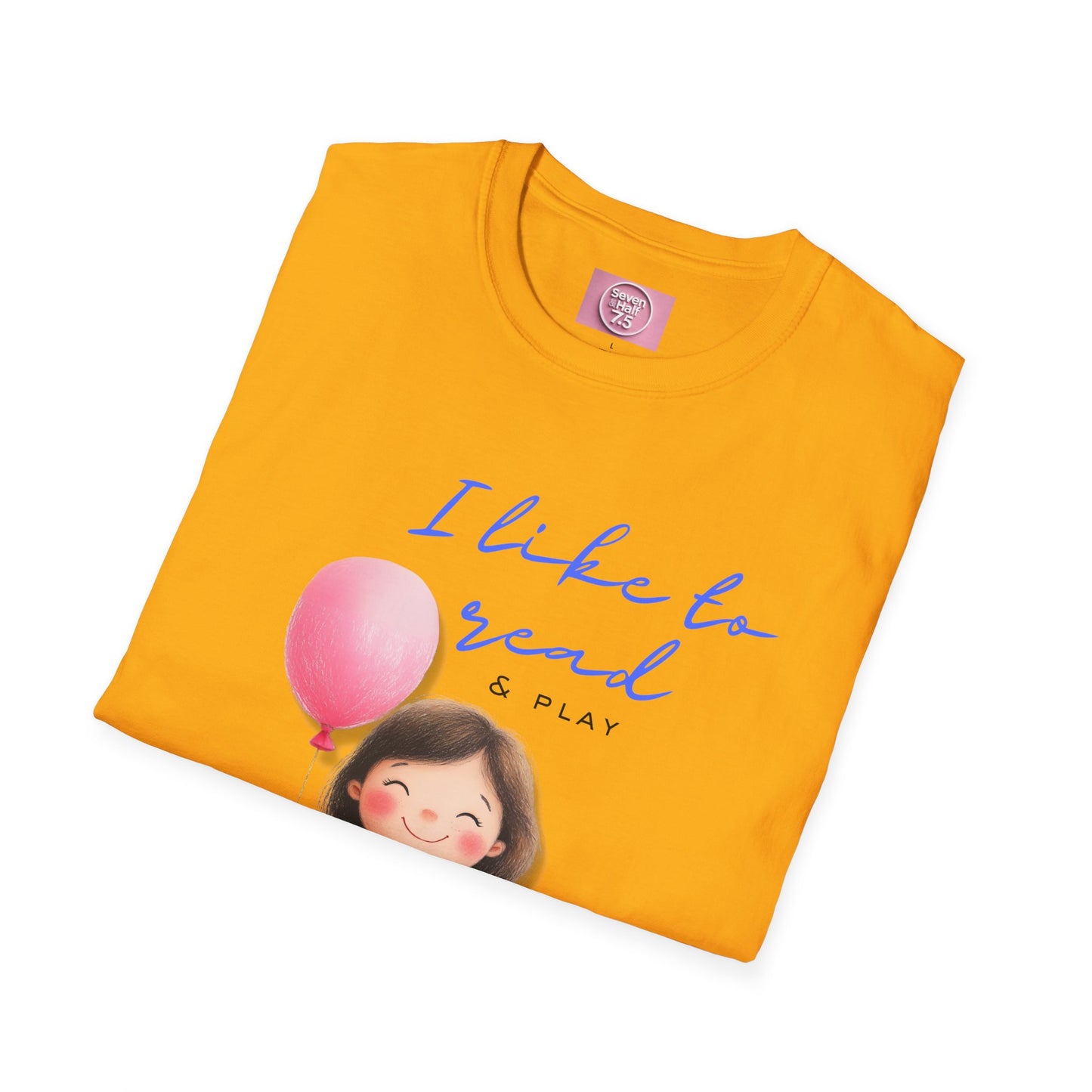 Women's Fun T-Shirt - "I Like to Read & Play"