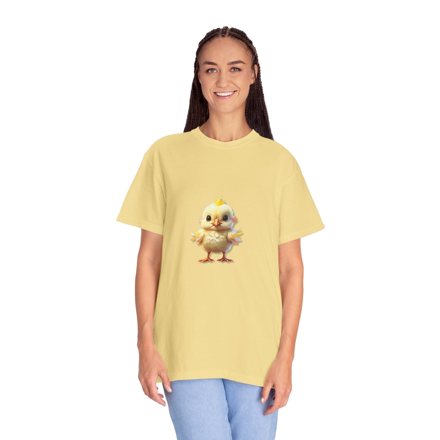 Cute Chick Unisex Garment-Dyed T-Shirt - Perfect for Spring Celebrations