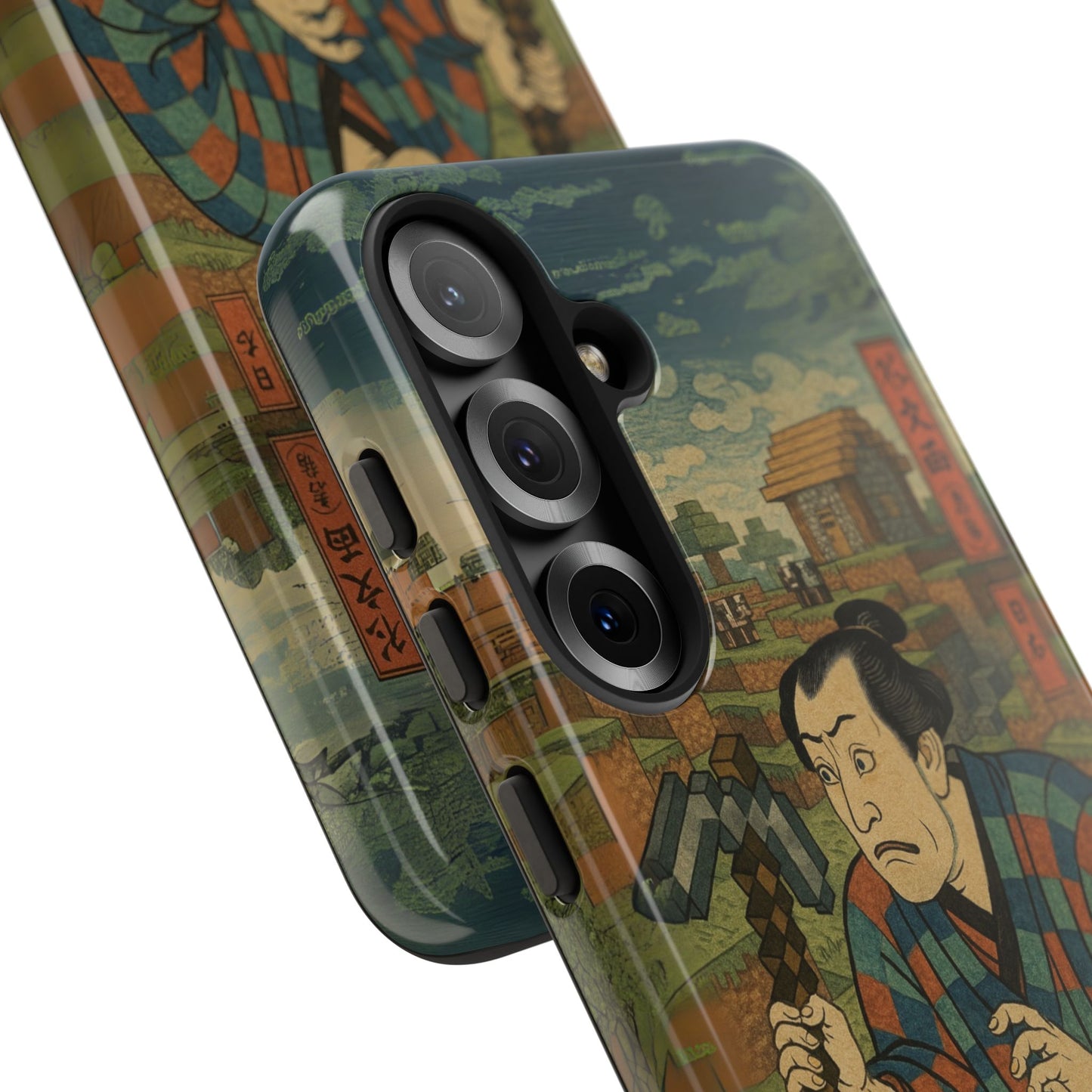 Tough Cases - Japanese Art Phone Case with Warrior Design