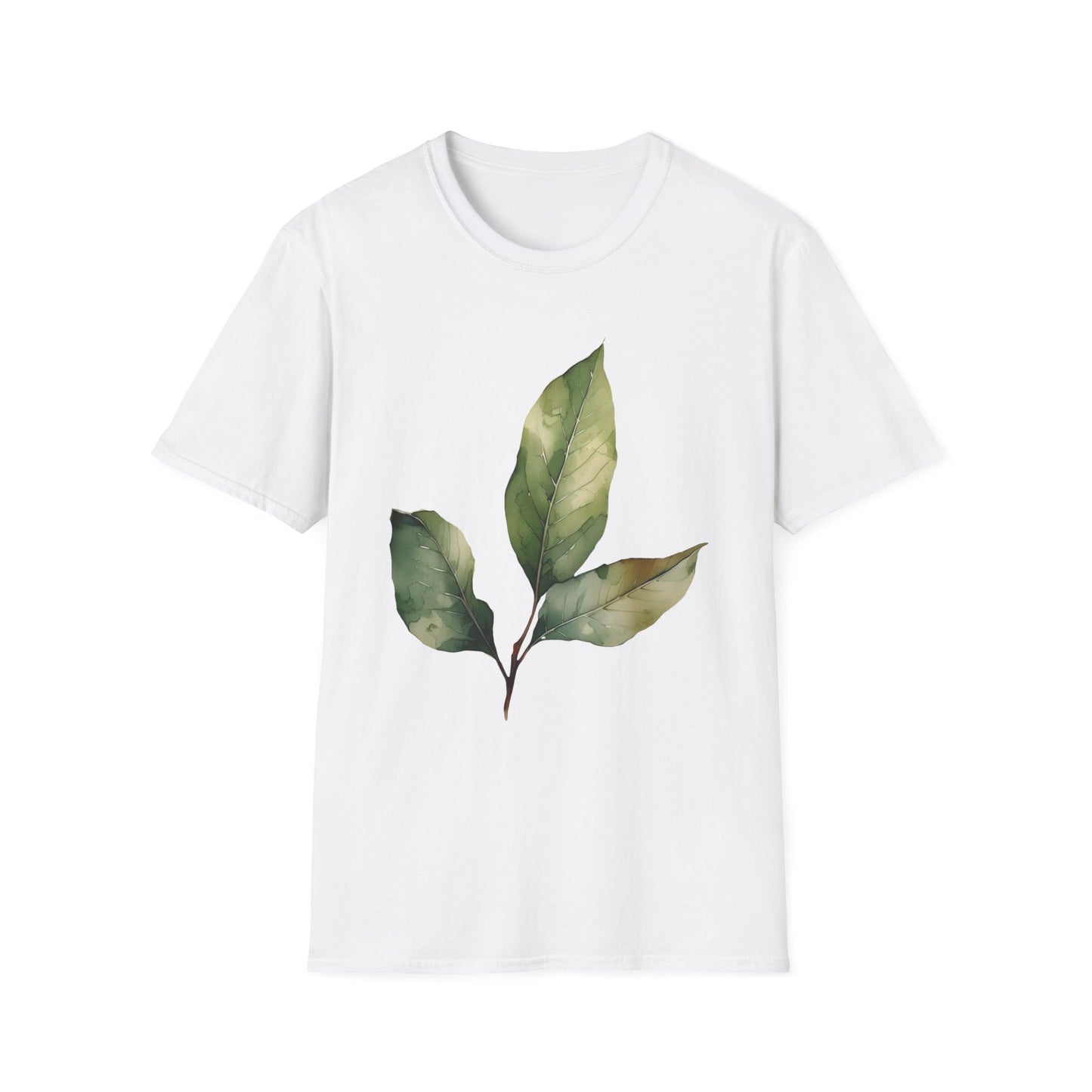 Botanical Leaf Unisex Softstyle T-Shirt - Eco-Friendly Casual Wear