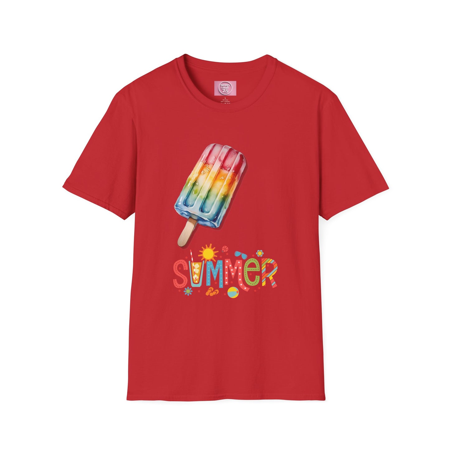 Summer Popsicle Soft style T-Shirt - Fun & Colorful Summer Vibes