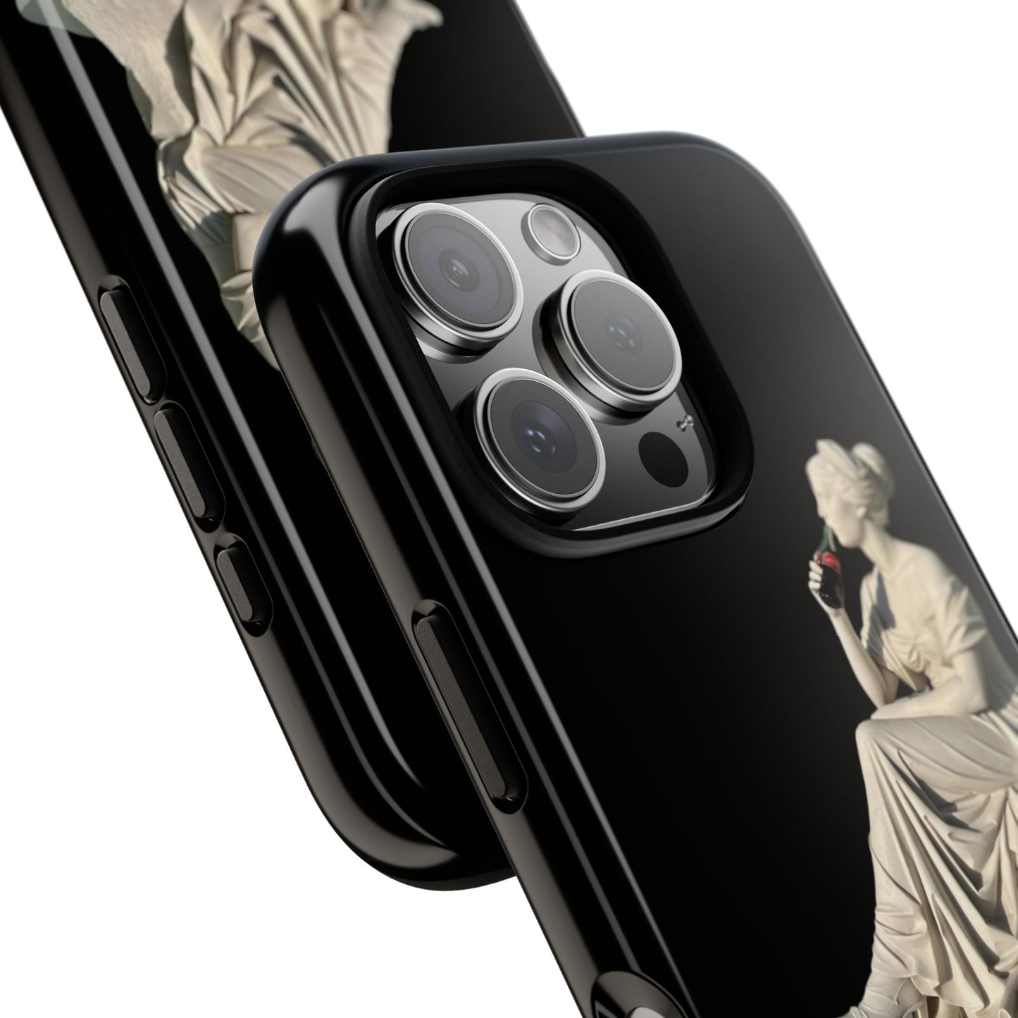 Elegant Phone Case - Stylish Tough Case with Sculpture Design
