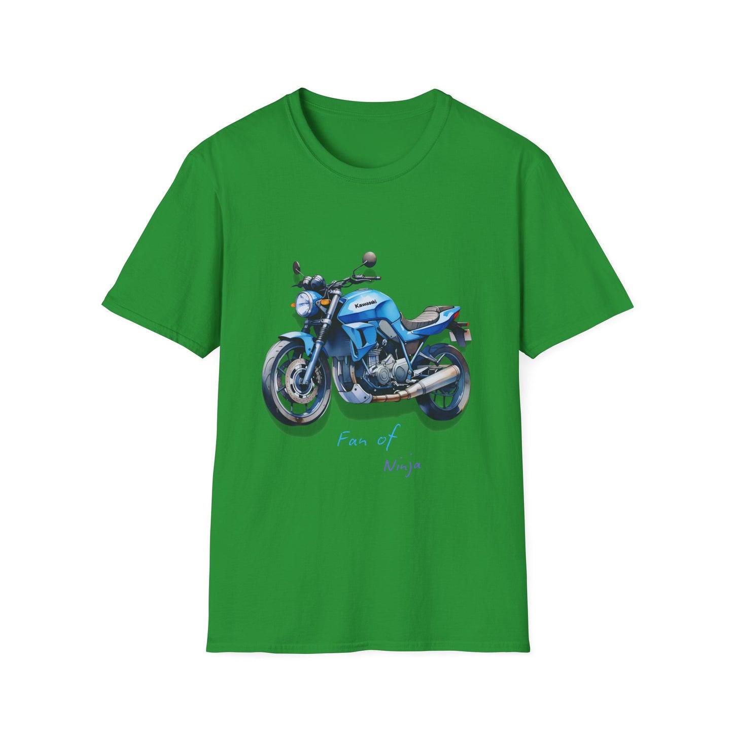 Unisex Softstyle T-Shirt - 'Fan of Ninja' Motorcycle Graphic Tee for Riders