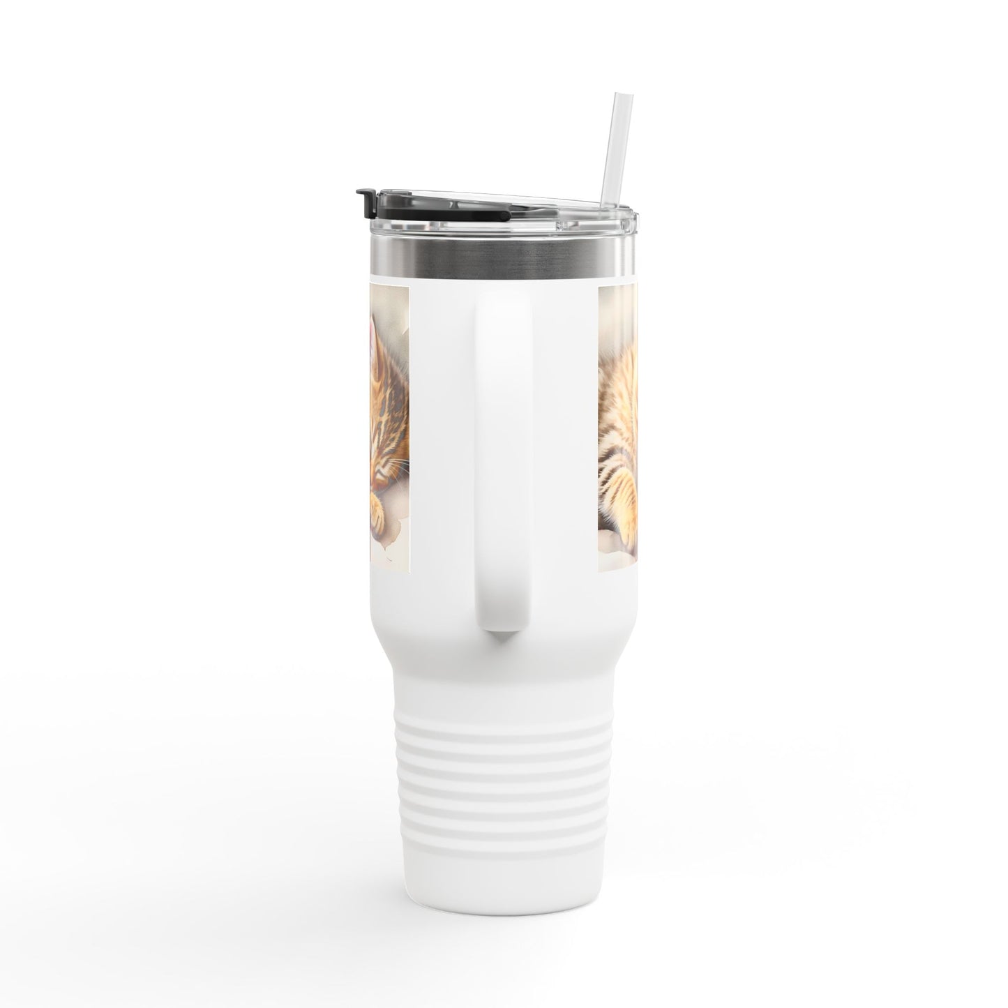 Cozy Cat Insulated Travel Mug - 40oz | Perfect for Cat Lovers