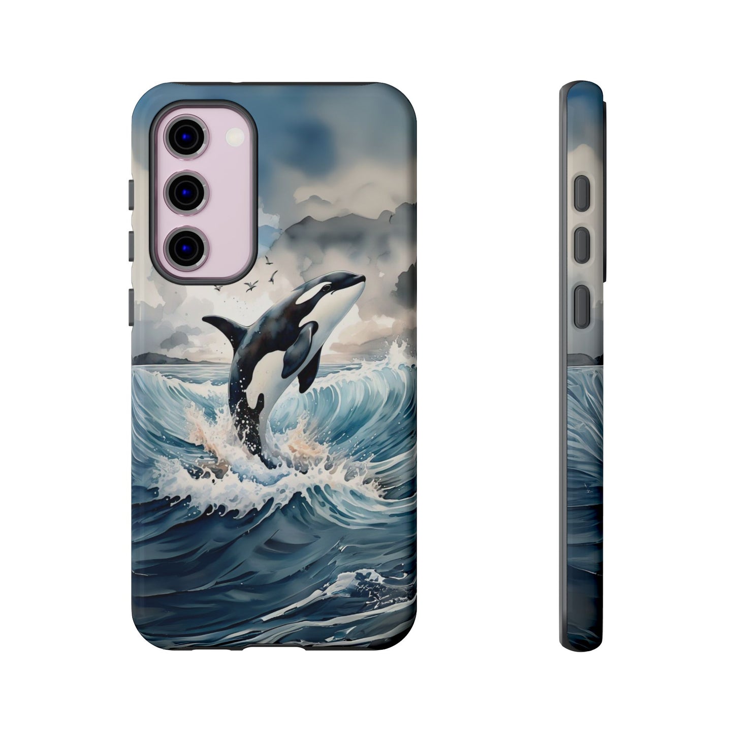 Whale Splash Phone Case - Tough & Stylish Ocean Design