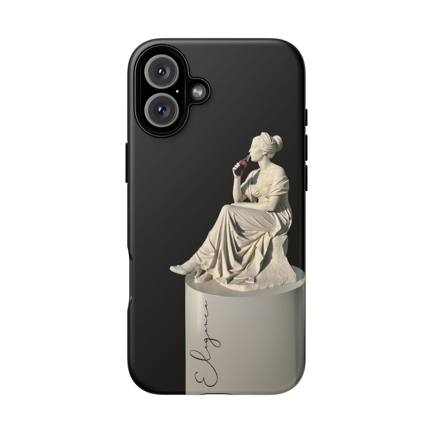 Elegant Phone Case - Stylish Tough Case with Sculpture Design