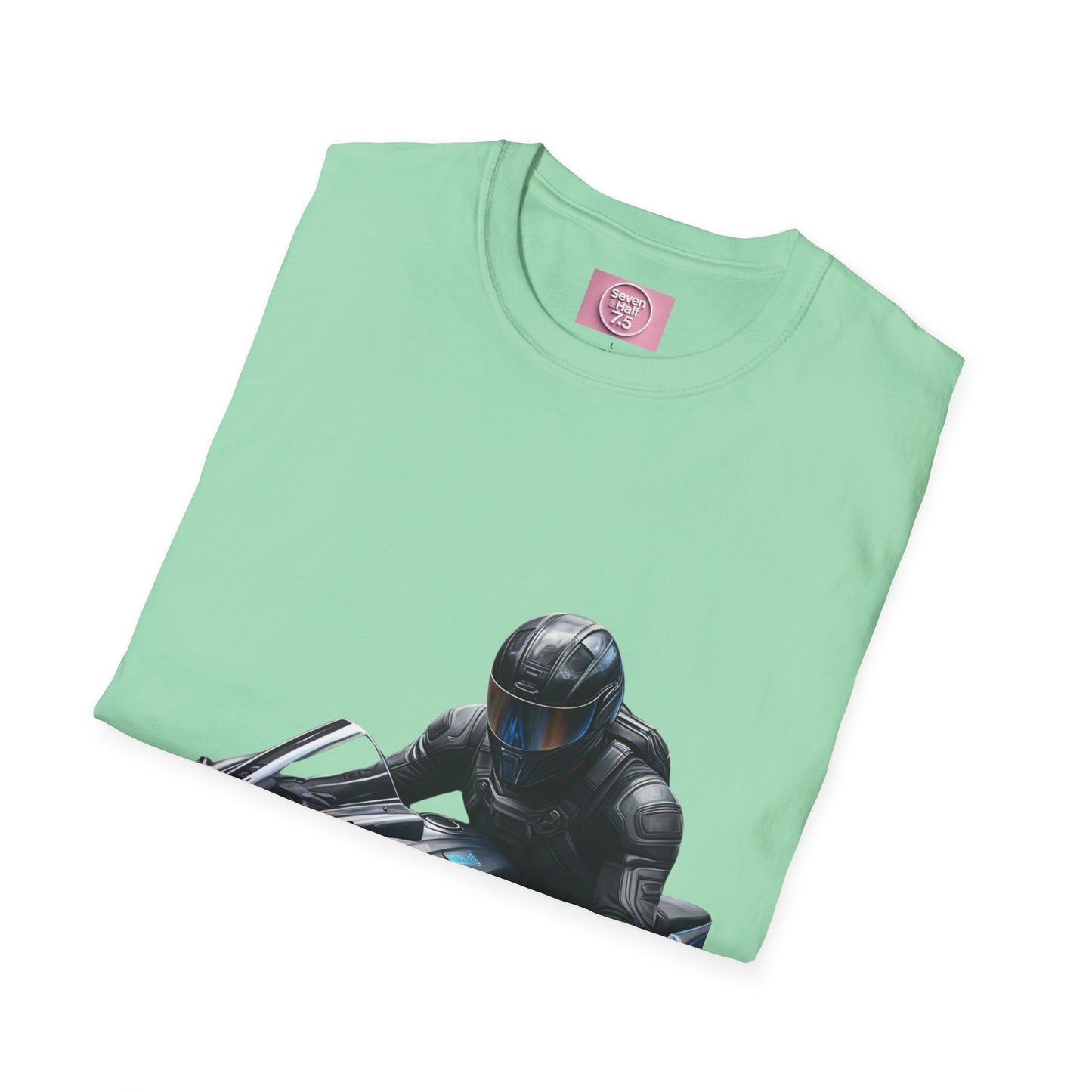 Motorcycle Rider Tee - Unisex Softstyle T-Shirt