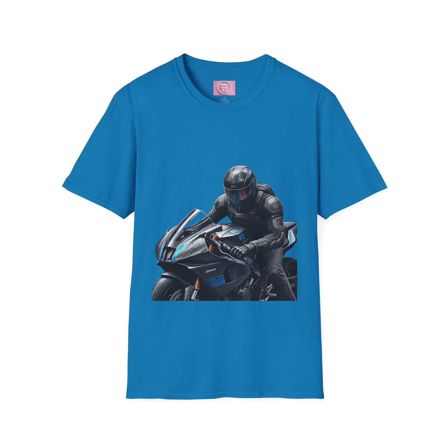 Motorcycle Rider Tee - Unisex Softstyle T-Shirt