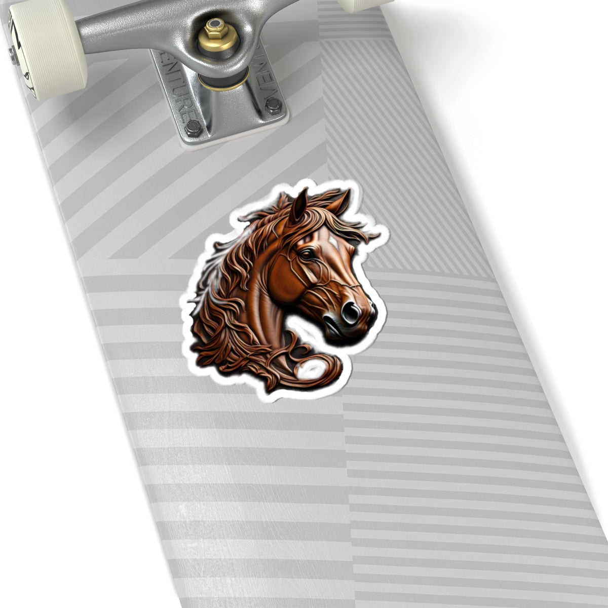 Artistic Horse Head Kiss-Cut Stickers for Animal Lovers