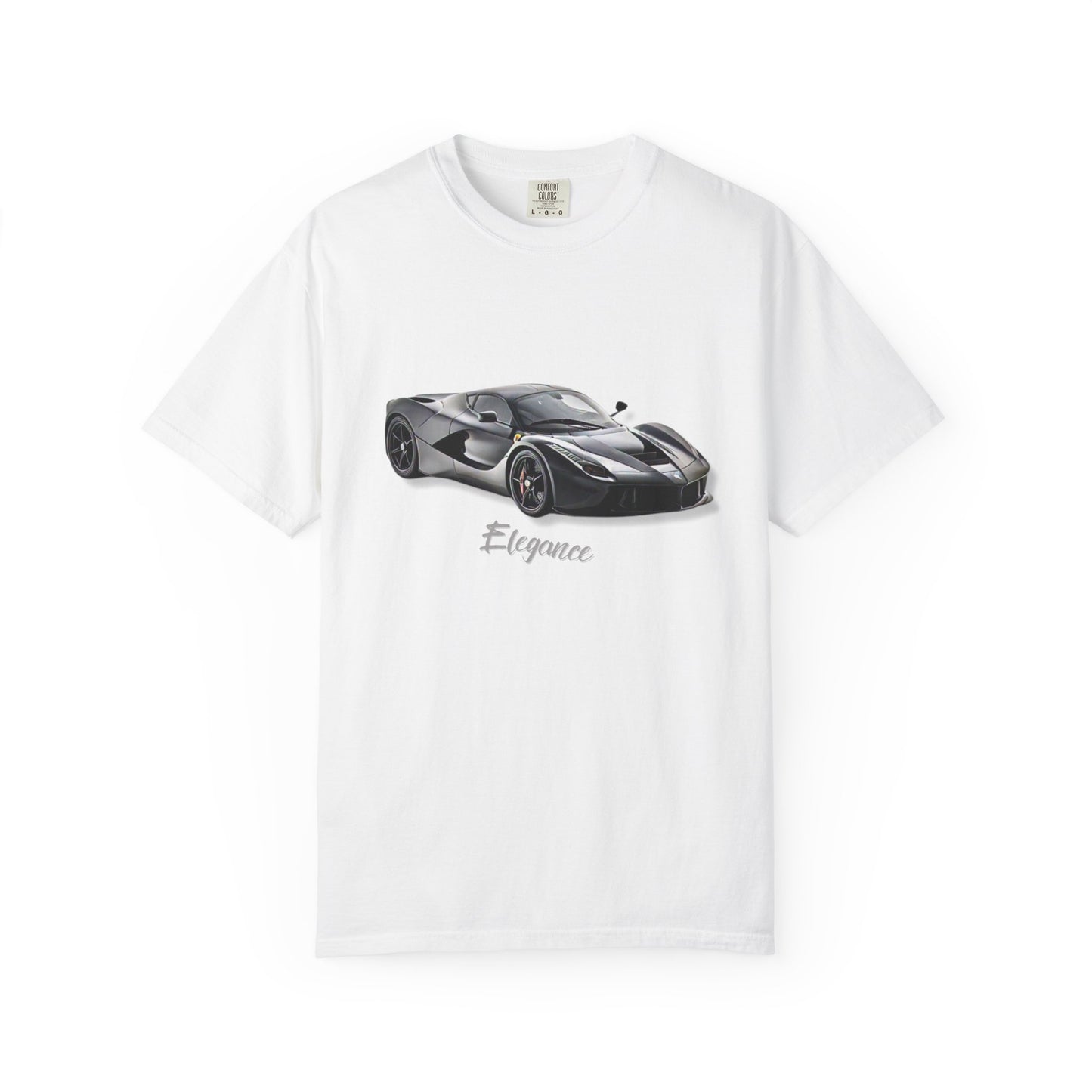 Elegant Car Graphic Unisex Garment-Dyed T-Shirt