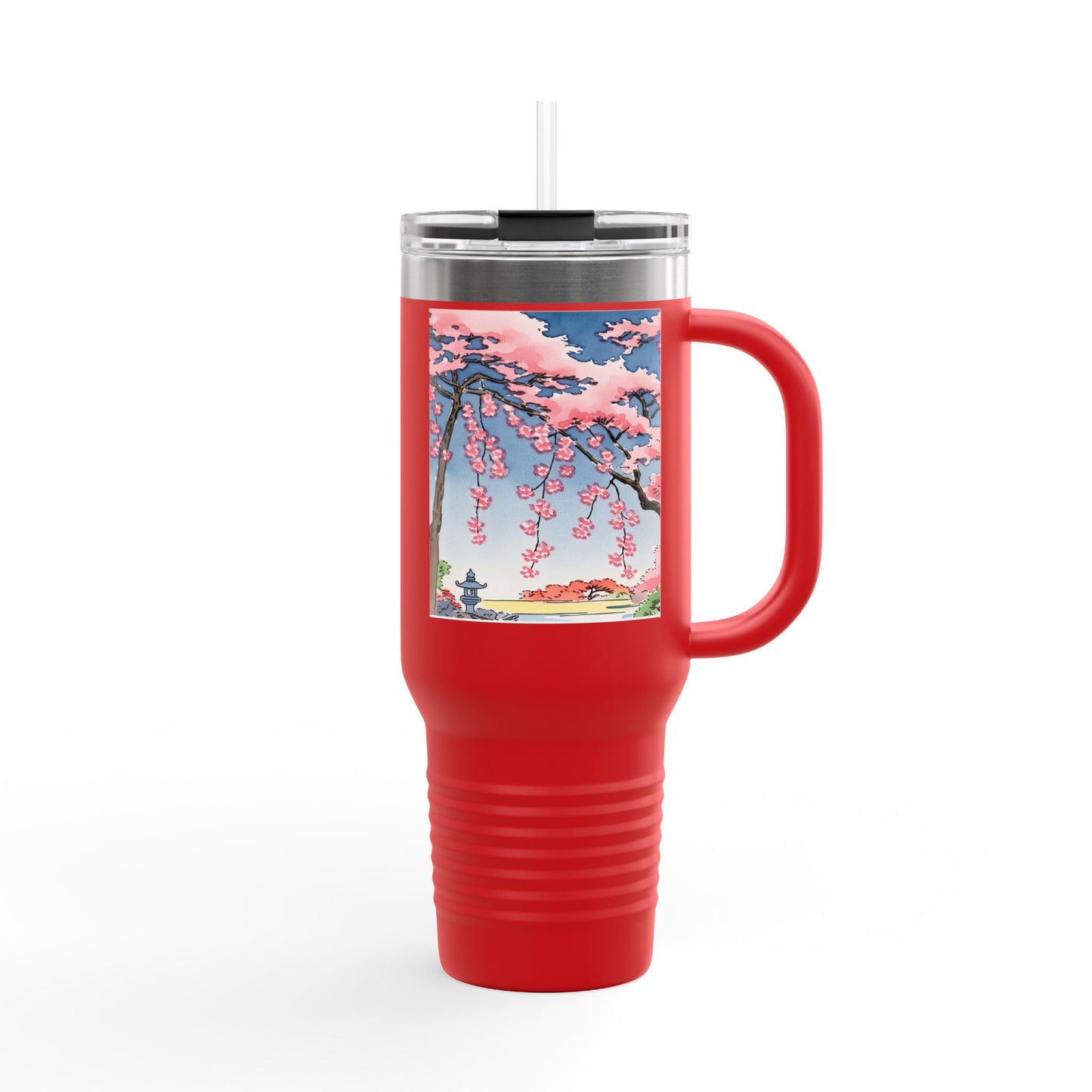 Cherry Blossom Insulated Travel Mug - 40oz Adventure Companion