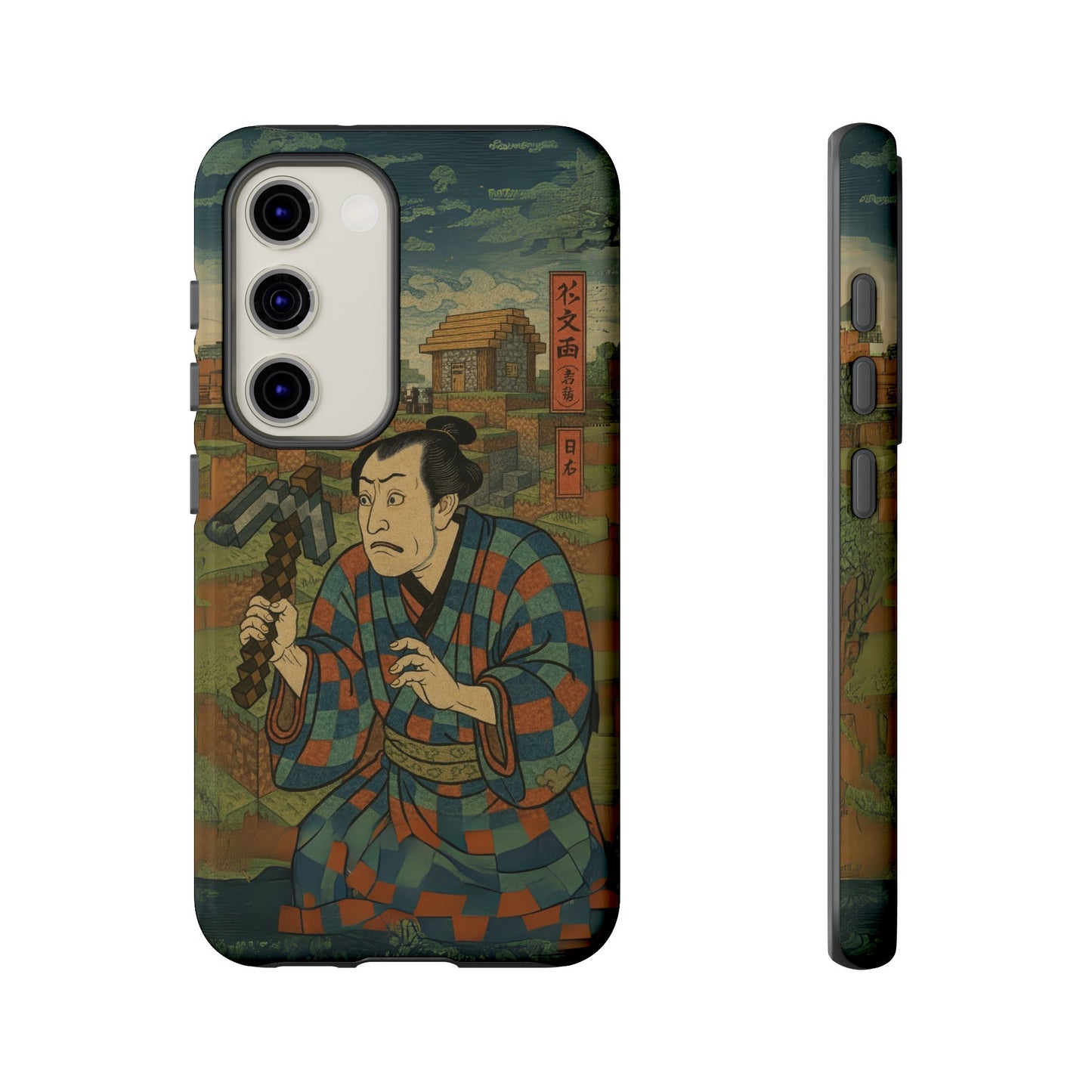Tough Cases - Japanese Art Phone Case with Warrior Design