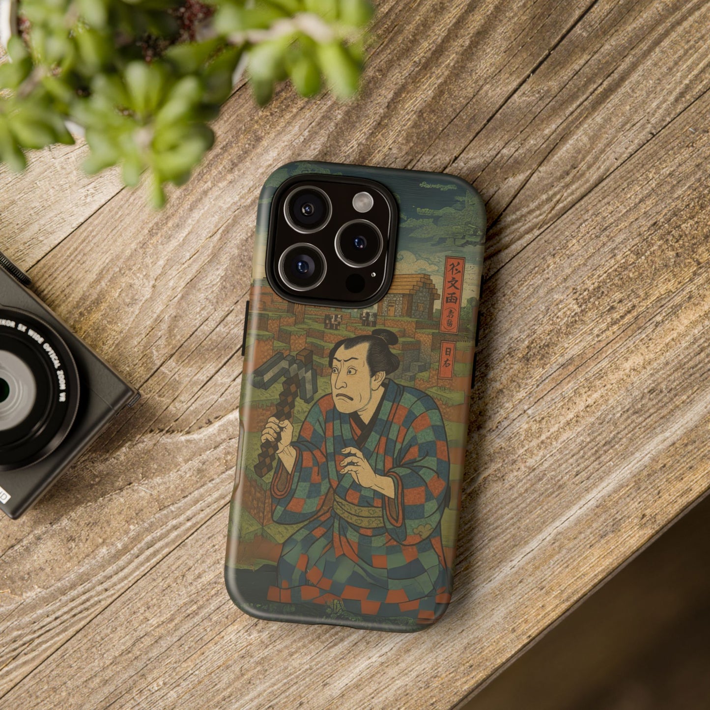 Tough Cases - Japanese Art Phone Case with Warrior Design