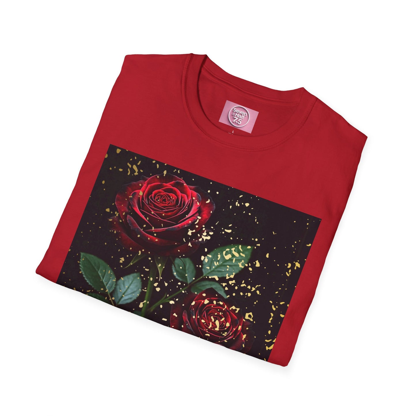 Elegant Rose Graphic T-Shirt - Inspirational Quote Design