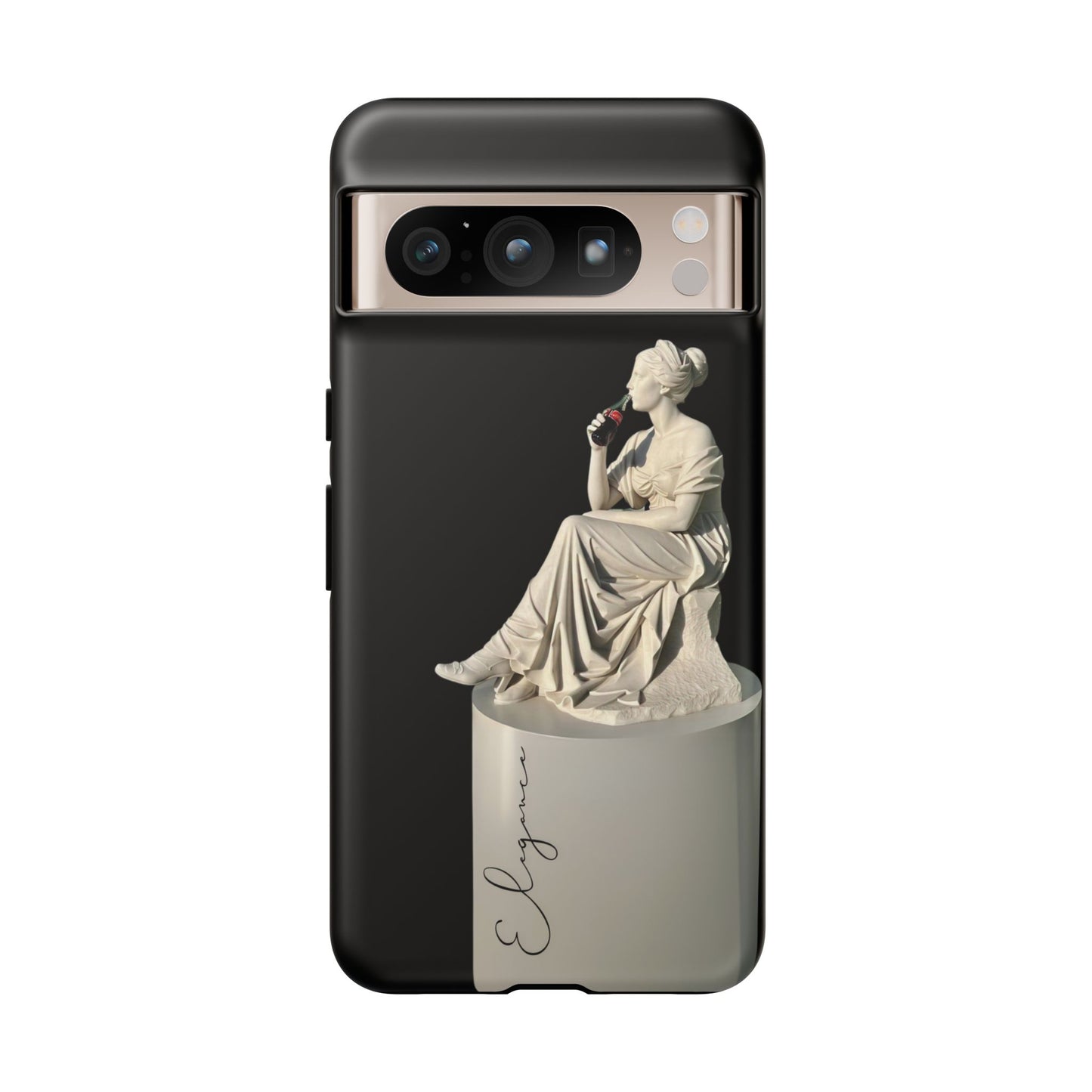 Elegant Phone Case - Stylish Tough Case with Sculpture Design