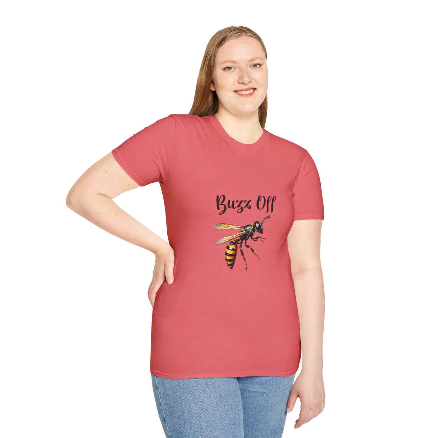 Buzz Off Bee Unisex Softstyle T-Shirt