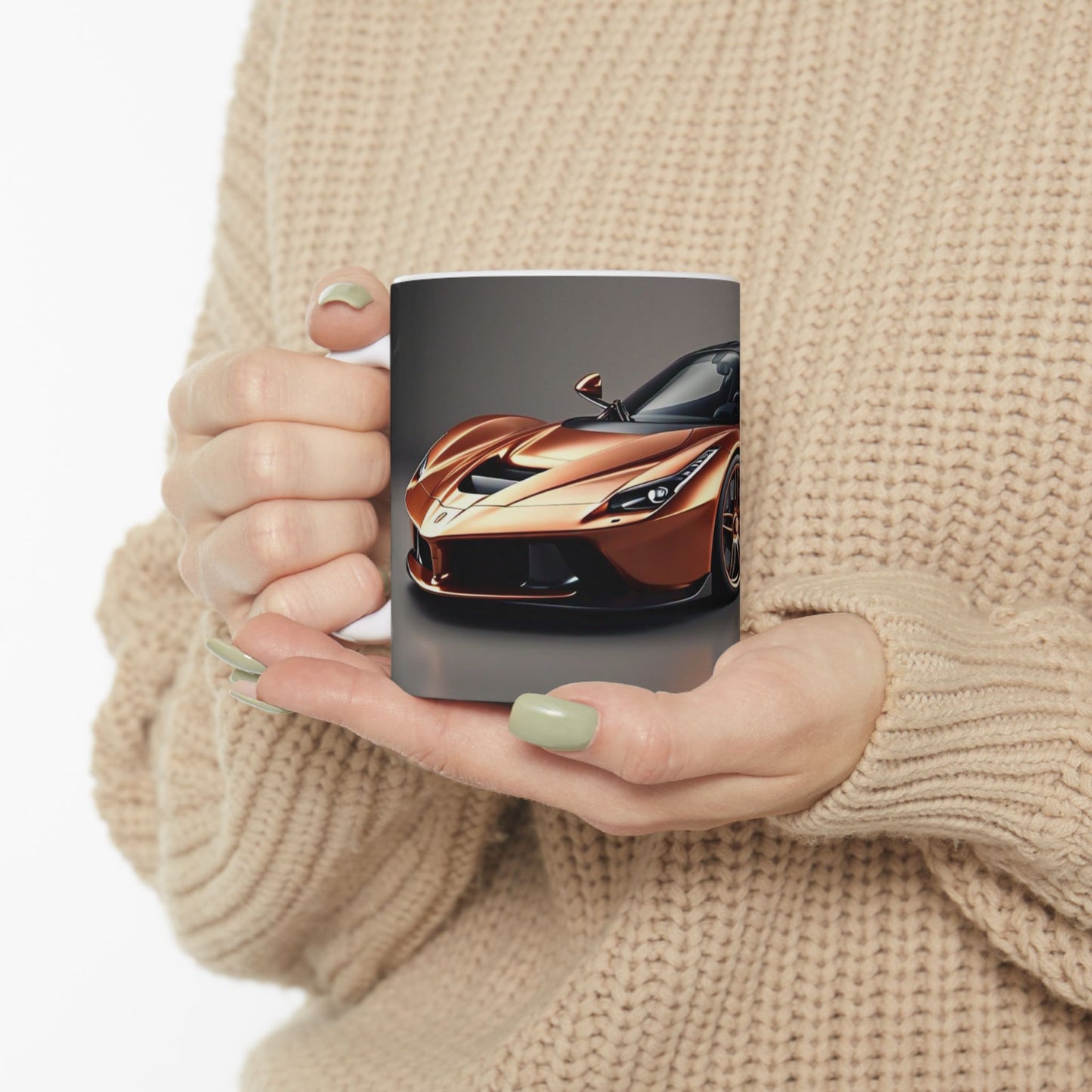 Luxury Sports Car Ceramic Mug - Perfect Gift for Car Enthusiasts