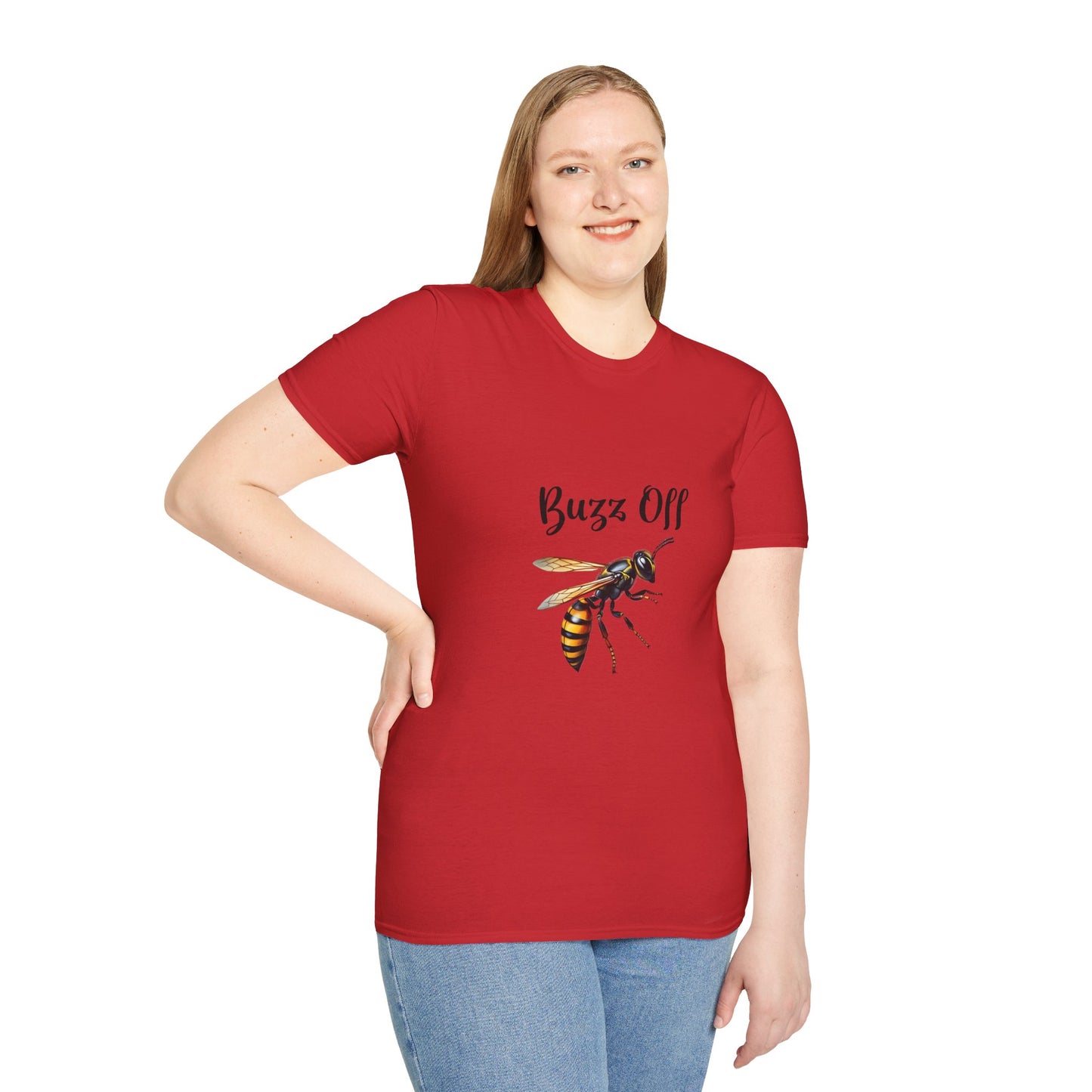 Buzz Off Bee Unisex Softstyle T-Shirt