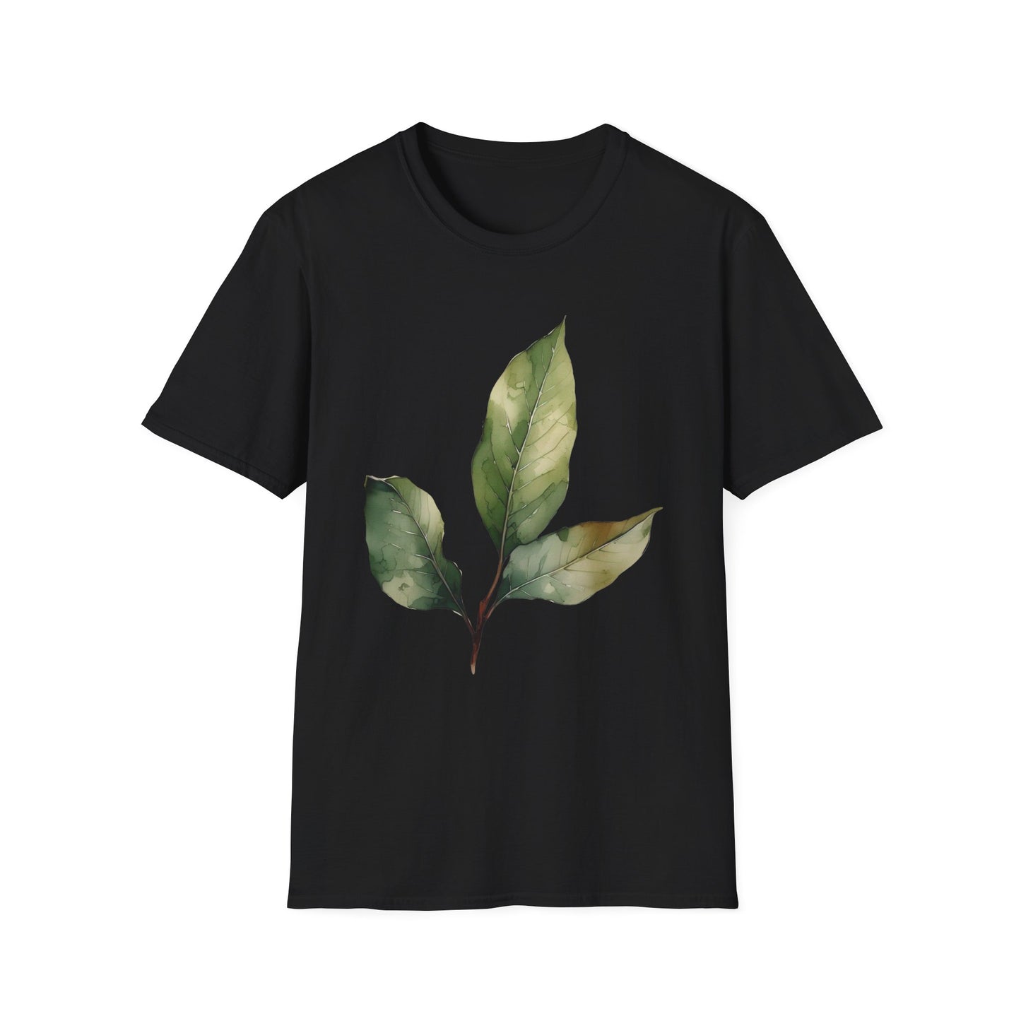 Botanical Leaf Unisex Softstyle T-Shirt - Eco-Friendly Casual Wear