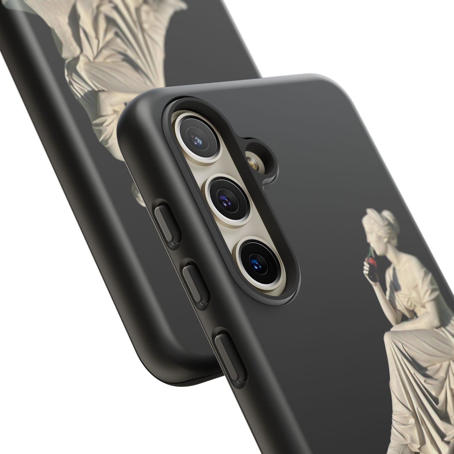 Elegant Phone Case - Stylish Tough Case with Sculpture Design