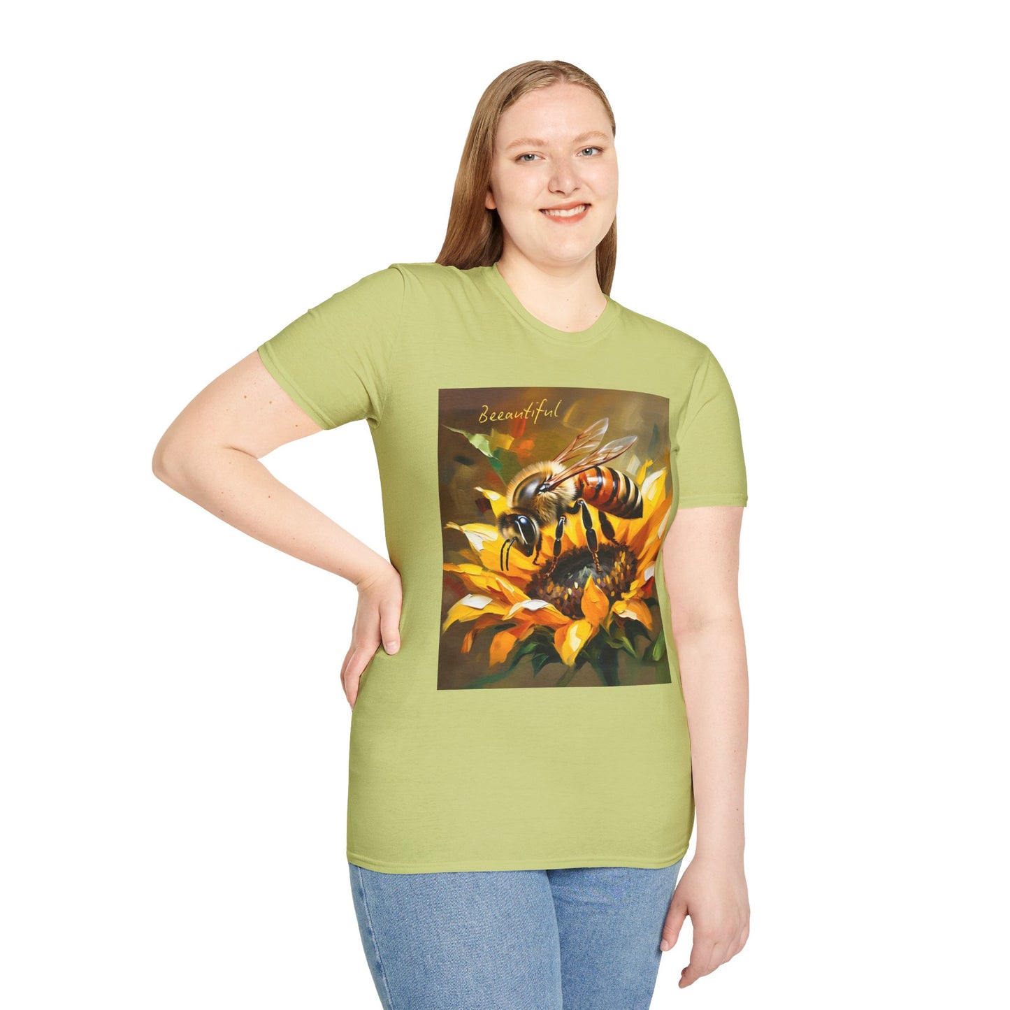 Bee-autiful Unisex Softstyle T-Shirt | Nature Lover's Gift | Perfect for Spring & Summer