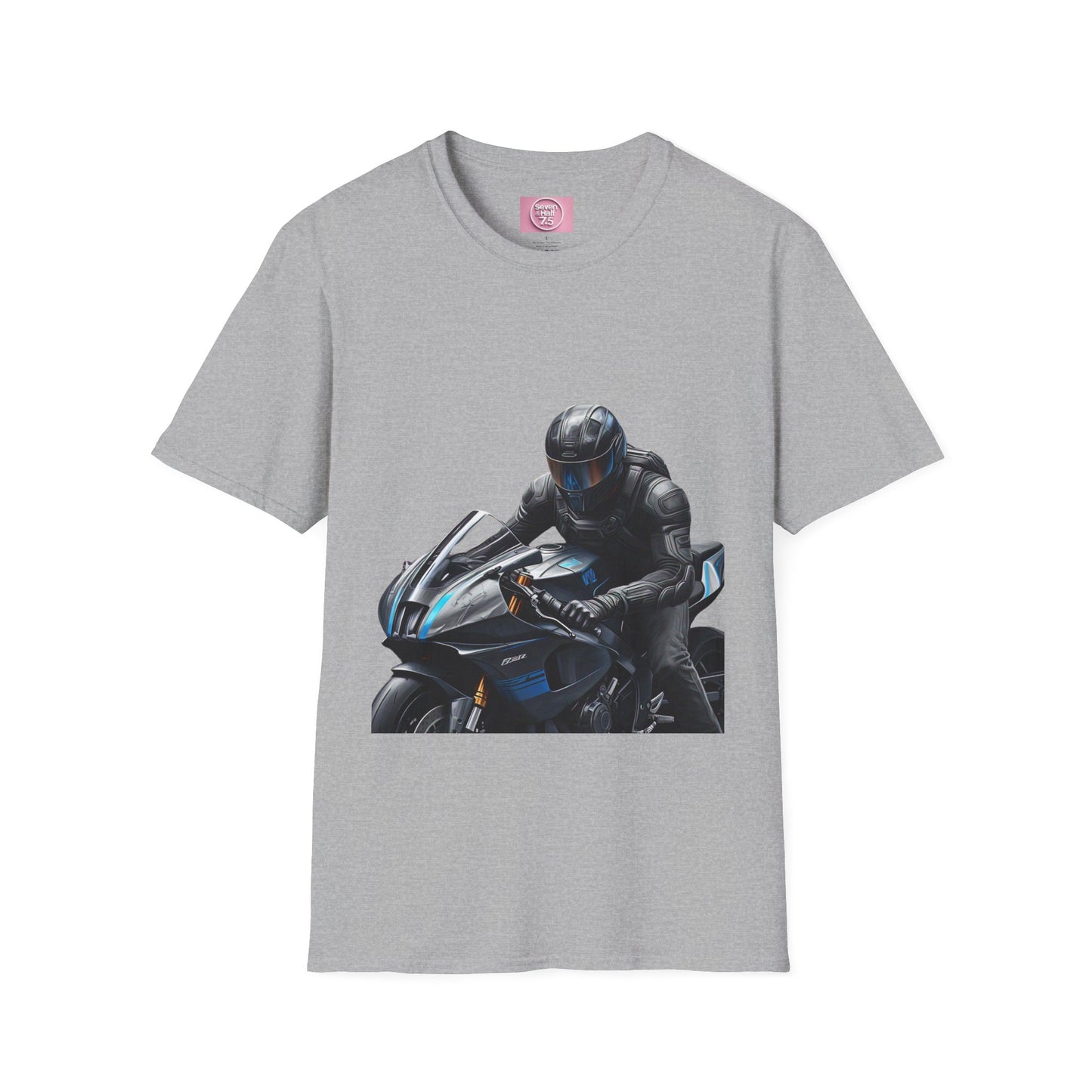 Motorcycle Rider Tee - Unisex Softstyle T-Shirt