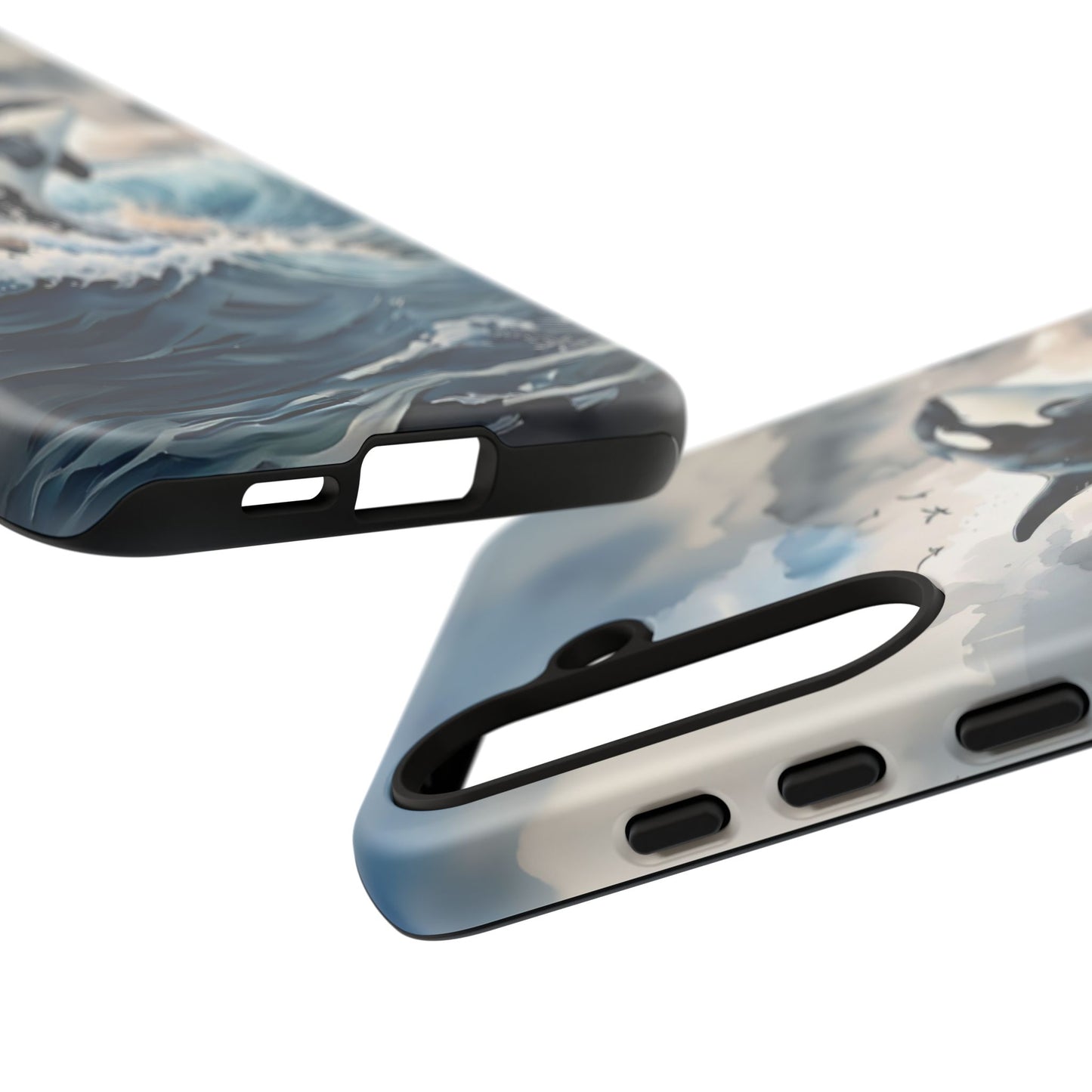 Whale Splash Phone Case - Tough & Stylish Ocean Design