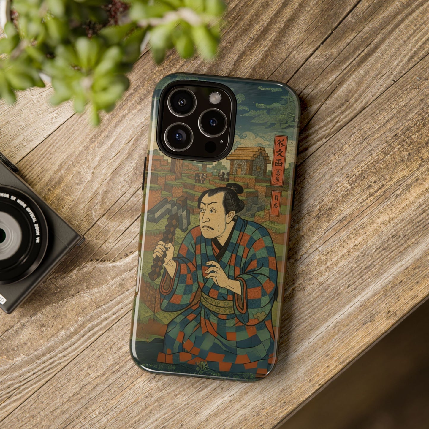 Tough Cases - Japanese Art Phone Case with Warrior Design