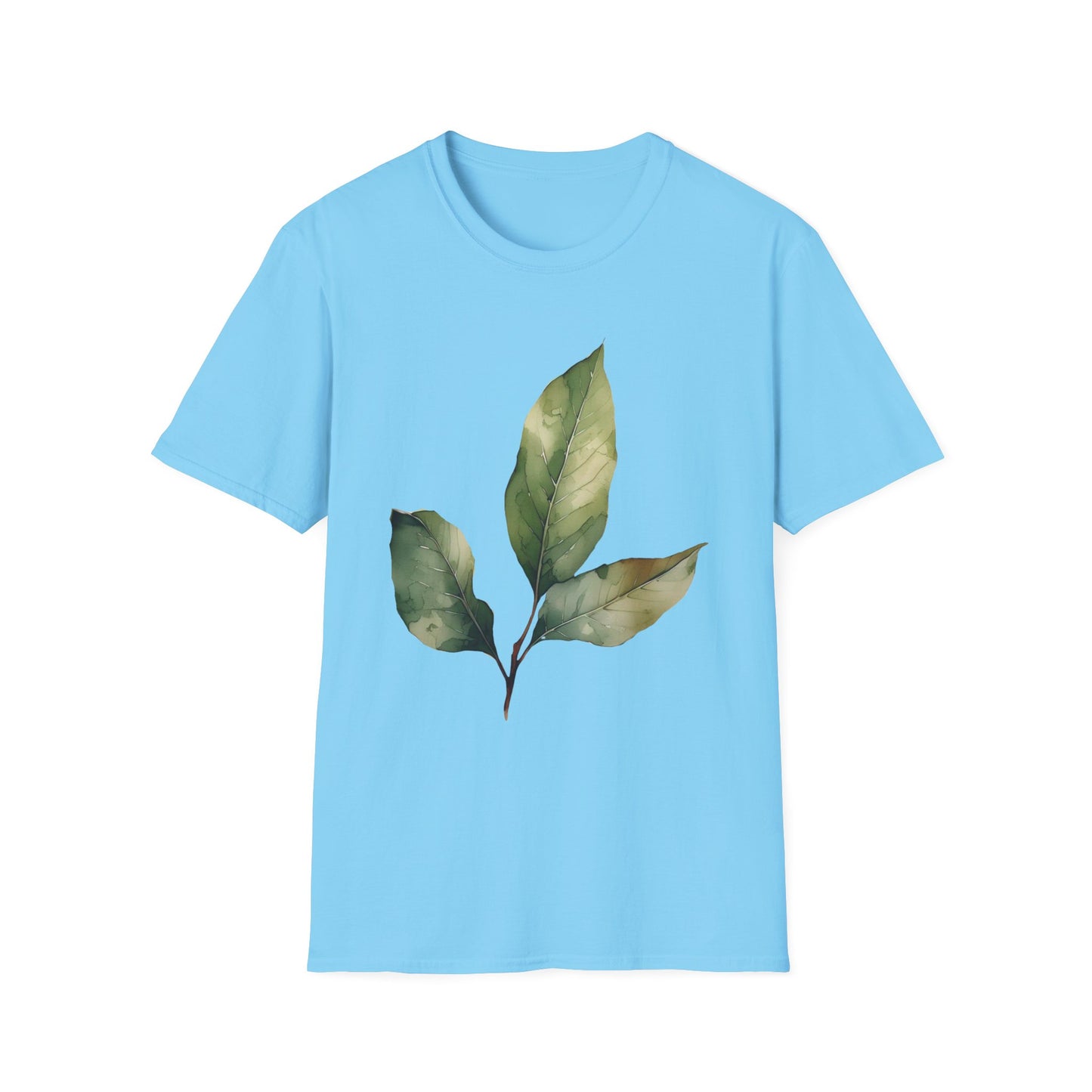 Botanical Leaf Unisex Softstyle T-Shirt - Eco-Friendly Casual Wear