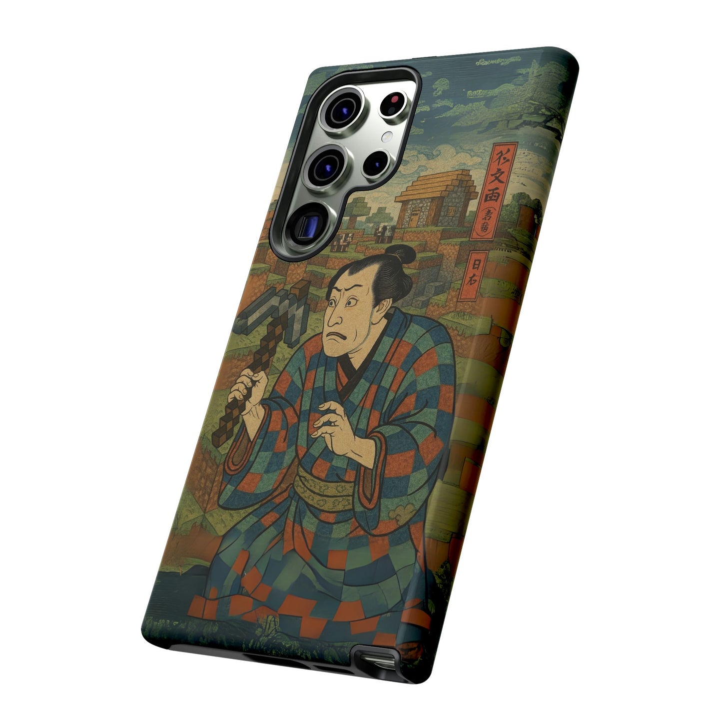 Tough Cases - Japanese Art Phone Case with Warrior Design