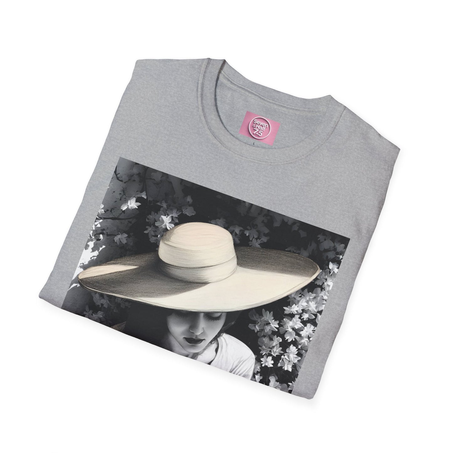Elegant Charcoal art Softstyle T-Shirt - Perfect for Spring and Summer