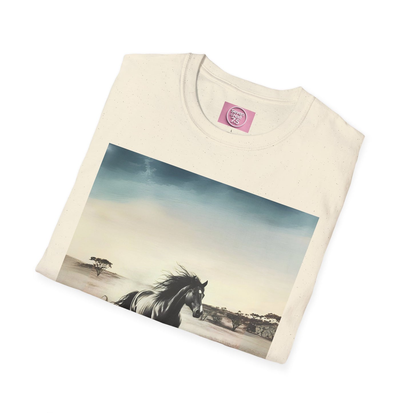 Majestic Horse Unisex Softstyle T-Shirt - Nature Inspired Graphic Tee