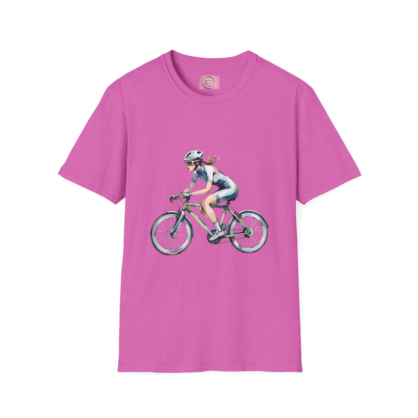 Cycling Enthusiast Softstyle T-Shirt – Sporty Graphic Tee for Bikers