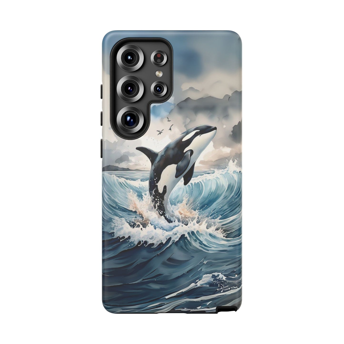 Whale Splash Phone Case - Tough & Stylish Ocean Design