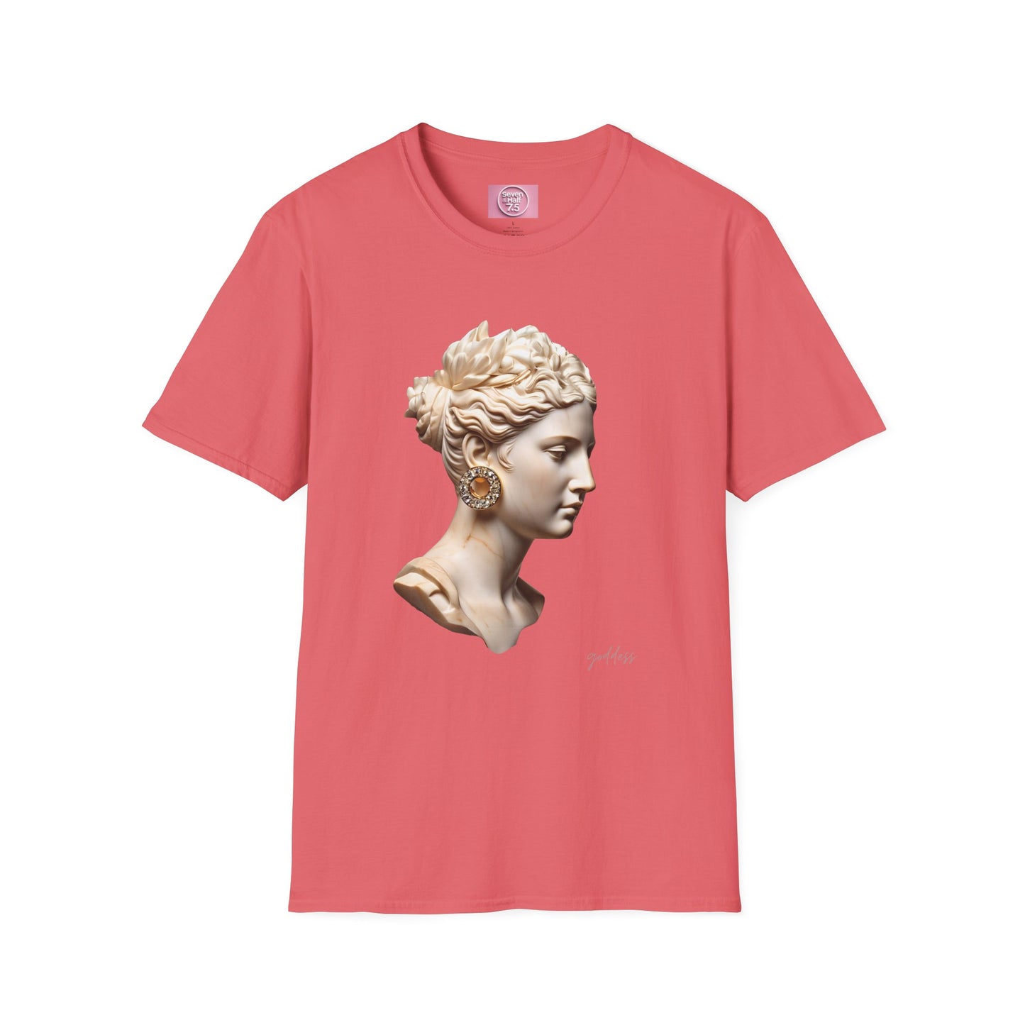 Classical Art Softstyle T-Shirt - Elegant Athena Design