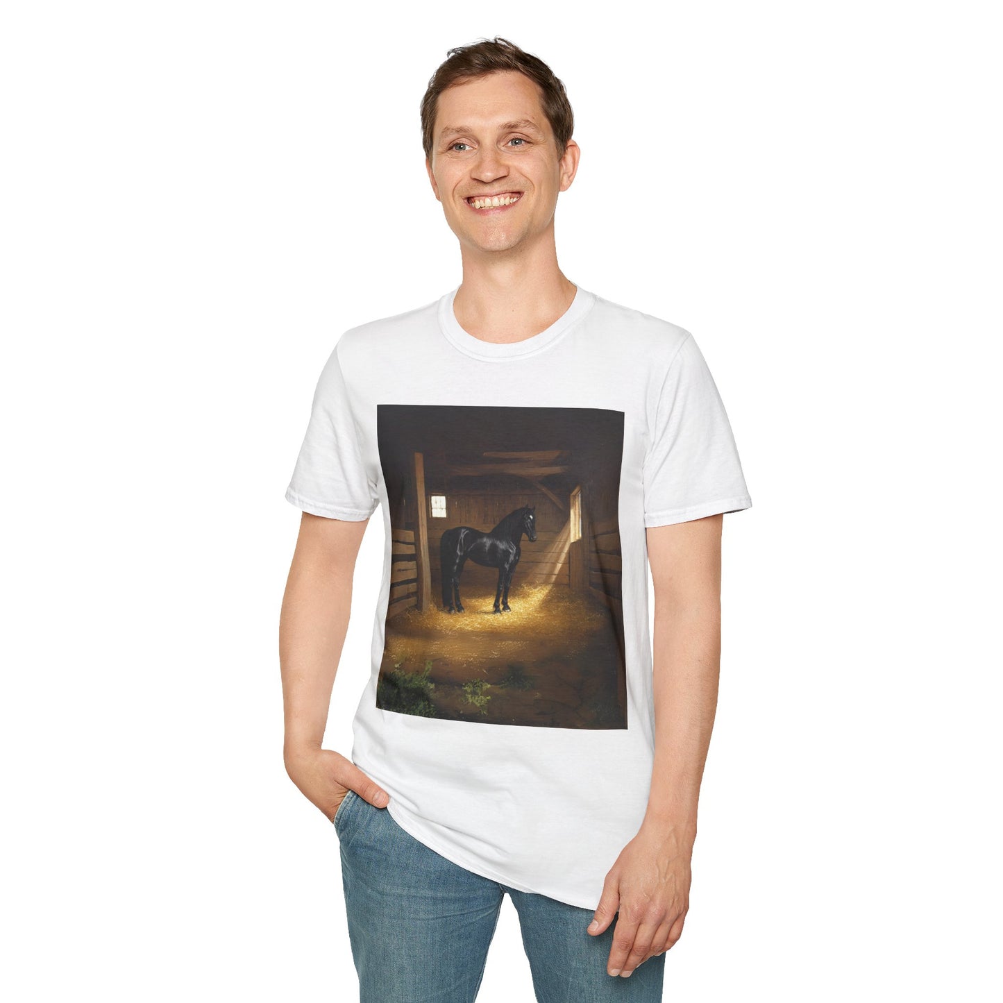 Equestrian Dreams Unisex Softstyle T-Shirt - Perfect for Horse Lovers